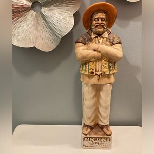Vtg Pepe Lopez Tequila ceramic Decanter / Liquor Bottle “The Spirit of Mexico”